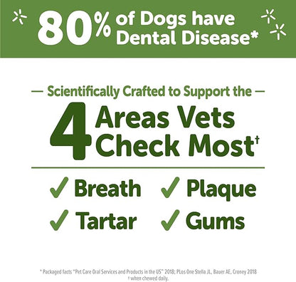 Wellness WHIMZEES Value Box Dog Dental Treats, Natural Chews, Large Size, (24 Count)