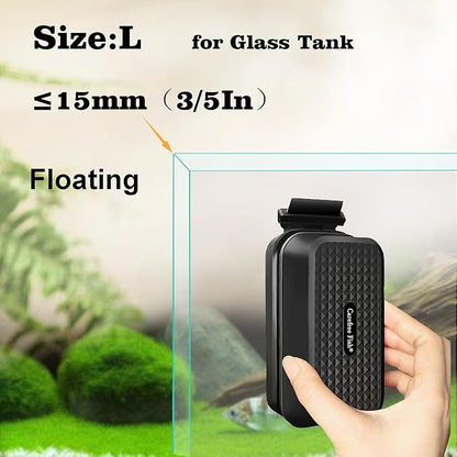 Carefree Fish Aquarium Super Strong Magnetic Cleaner for Glass Fish Tank Magnet Brush Algae Scrapers Floating
