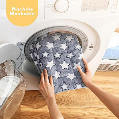 4-Pack Guinea Pig Bed, Washable Bunny Mat, Fleece Rabbit Bedding, Soft Flannel Small Animal Cage Liner, Blanket for Hamster Ferret - 14"x10"