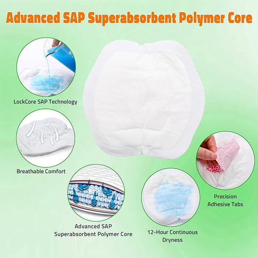 10 Pack Super Absorbent Pet Training Pads + 1 Set Durable Pet Leash & Harness | Leak-Proof Essentials for Indoor & Travel (S Size)