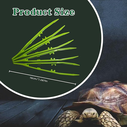 4-Pack Reptile Feeding Tongs Set - Hygienic Anti-Slip Green Tweezers for Bearded Dragons, Lizards, Snakes, Aquariums & Small Animals(Three Colors to Choose from, 18cm)