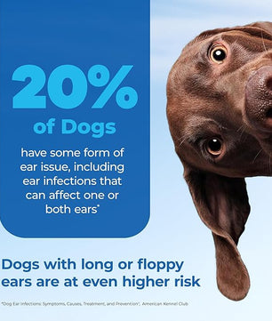 Vetnique Oticbliss Cat & Dog Ear Infection Treatment Drops - with 1% Hydrocortisone & MicroSilver BG for Dog Ear Infections - Vet Recommended Cat & Dog Ear Cleaner for Itchy Ear Relief
