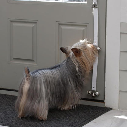 Caldwell's Pet Supply Co. Dog Potty Bells, Dog Door Bell, Bells To Go Outside, Potty Training Bell, Dogs Doorbell, Dogs Potty Doorbell, Ring To Go Pee, All Breed Puppy Training Tool - White (Set of 2)