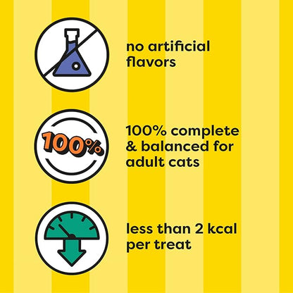 Temptations Classic Crunchy and Soft Cat Treats, Savory Salmon Flavor, 16 oz. Tub