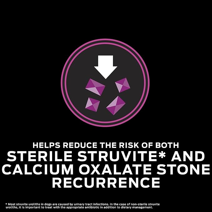 Pro Plan Veterinary Diets Purina UR Urinary Ox/St Canine Formula Dog Food Dry Kibble - 25 lb. Bag