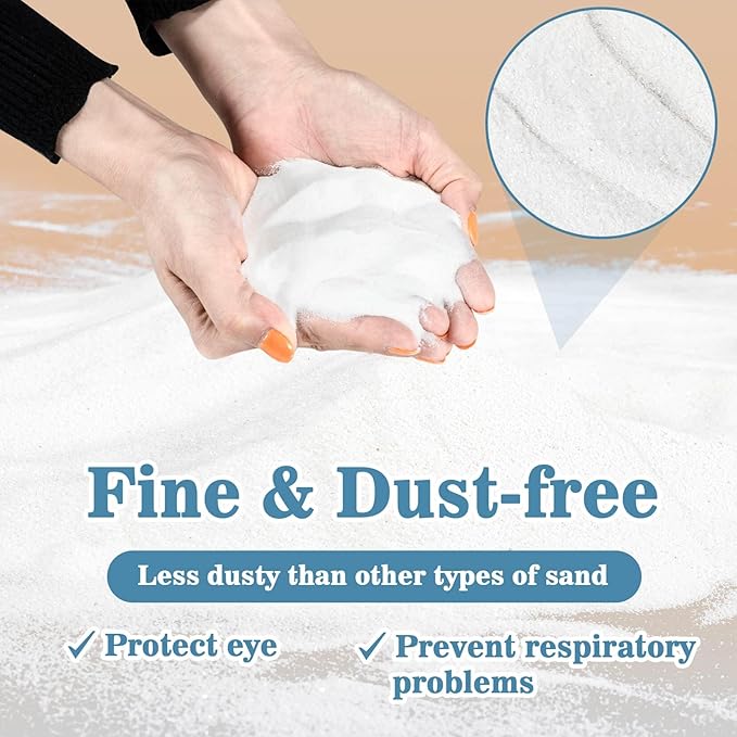 Sukh 31OZ Hamster Sand Bath - Fine Desert Sand Hamster Bedding Reptile Silica Sand Gerbil Hideout for Hamster Chinchillas Gerbil Syrian Mice Small Animals Small Pets