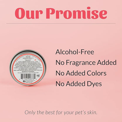 SKOUT'S HONOR Prebiotic Pet Balm - 100% Natural and Made w/Manuka Honey to Promote Healing of Your pet's paw Pads and Nose, Soothes Dry, Itchy Paws and Noses - Safe for Cats and Dogs, 0.7 oz, 3-Pack