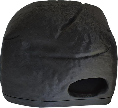 Gecko Cave Reptile Hide – Naturalistic Terrarium Shelter for Geckos, Lizards, Snakes, Bearded Dragons, Tortoises & Other Reptiles - Black