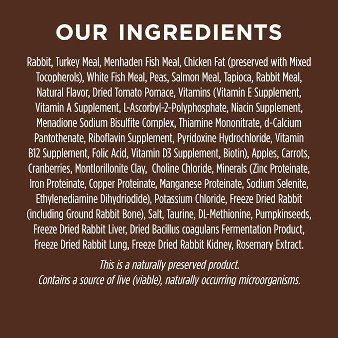 Instinct Original Dry Cat Food, Raw Coated Kibble, High Protein, Grain Free Recipe - Real Rabbit, 10 lb. Bag