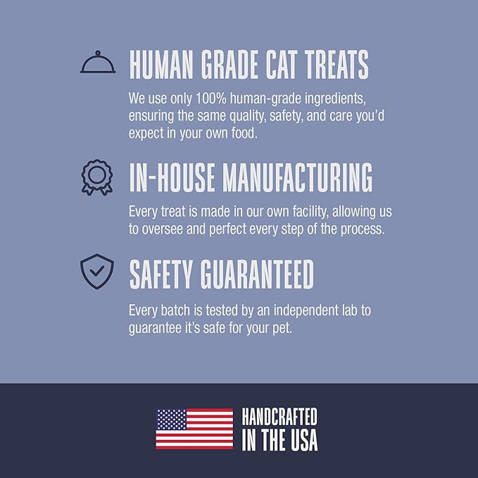 Whole Life Cat Just One Salmon Freeze Dried Cat Treats - Human Grade High Protein Food, Healthy Training Snacks, Freeze Dried Salmon Food Toppers, USA Made Natural Treats - 2.5 oz (Pack of 1)