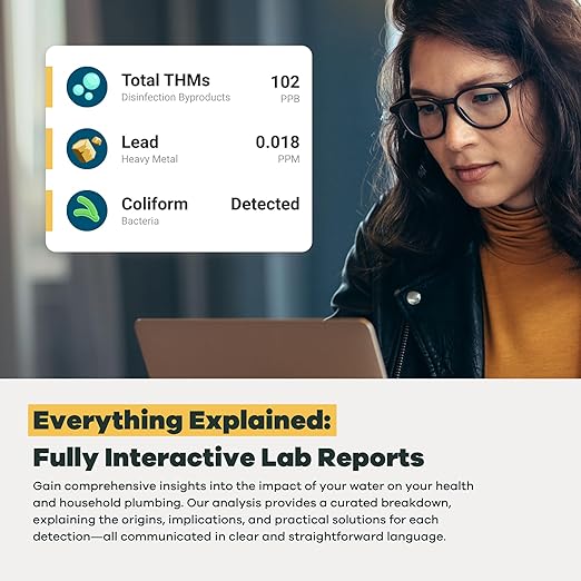 Ultimate Home Water Test Kit for Drinking Water | Tests for 250+ Parameters Like Lead, Bacteria, and VOCs | EPA Certified Well or Tap Water Test