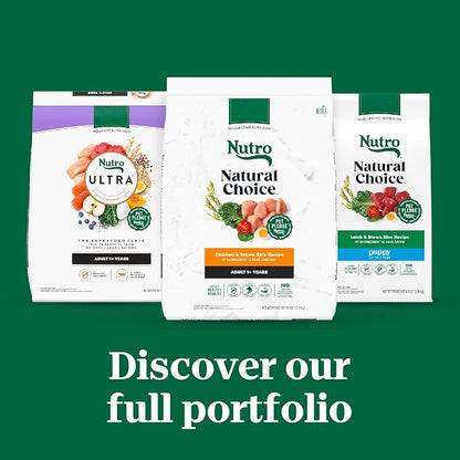 Nutro Natural Choice Adult Dry Dog Food, Lamb and Brown Rice Recipe, 12 lbs.