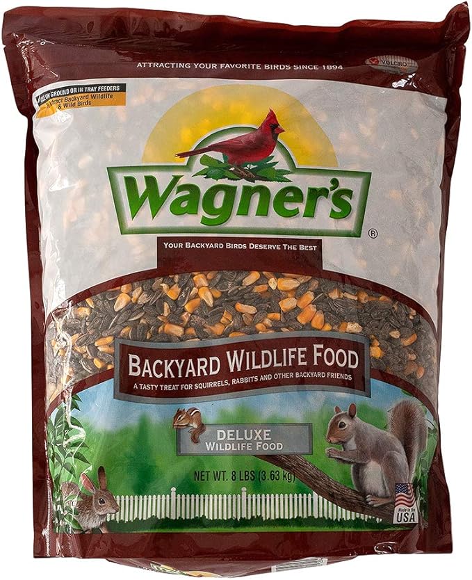 Wagner's 82042 Songbird Banquet Wild Bird Food, 5-Pound Bag & 62046 Backyard Wildlife Food, 8-Pound Bag & 62032 Cardinal Blend Wild Bird Food, 6-Pound Bag