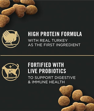 Purina Pro Plan Hairball Management, Indoor Cat Food, Turkey and Rice Formula - 3.5 lb. Bag