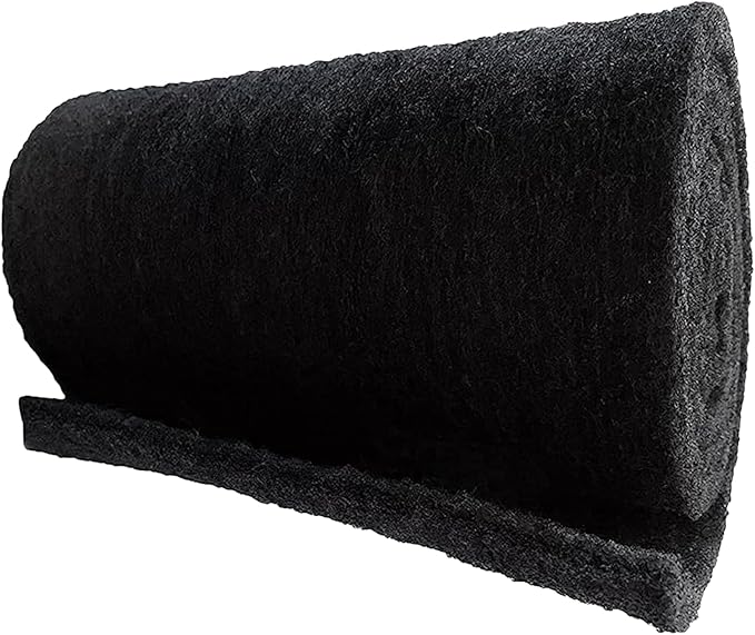 Aquarium Carbon Pad - Cut to Fit Carbon Infused Filter Pad Media for Clean & Clear Fish Tank and Ponds (Carbon filter - 5/8" Thickness, 1 Pack - 10.5" x 72")