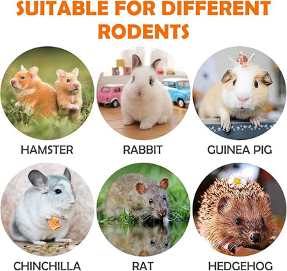Sofier 16pcs Timothy Hay Treats Rabbit Toys Natural Treats for Guinea Pig Bunny Hamster Chinchilla Rat Handmade Rabbit Chews for Teeth