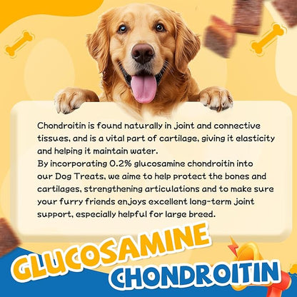 gazeupon Dog Treats,Triple Flavored Meat Bites for Dogs,Healthy Training Treats for Dogs,Made with Real Chicken,Duck,Beef,14.1 oz