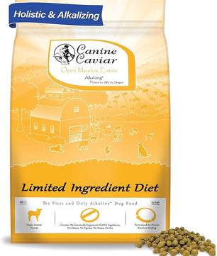 Canine Caviar - Open Meadow: Lamb & Pearl Millet Alkaline Dry Dog Food, Limited Ingredients, Gluten-Free, Based on Science & Research, Veterinary Alternative Diet (11 Pound Bag)