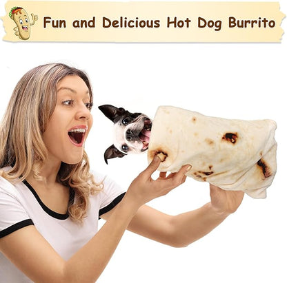 mermaker Burritos Tortilla Swaddle Blanket Baby for Toddler Newborn, 285 GSM Soft Flannel Taco Wrap Blanket Funny Gifts for Baby Shower Boys Girls, 36 inch