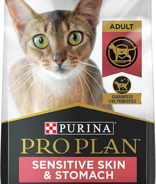 Purina Pro Plan Sensitive Skin and Stomach Cat Food, Lamb and Rice Formula - 3.5 lb. Bag