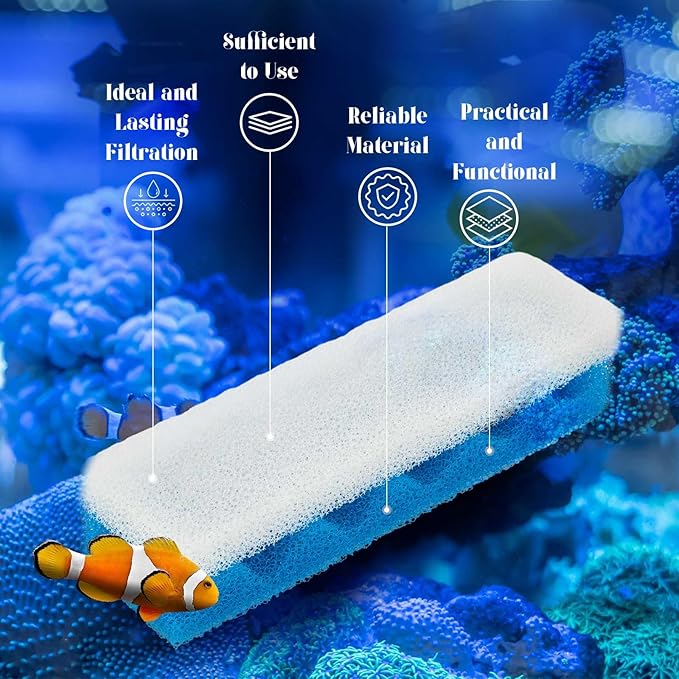32 Pcs Compatible with Fluval 406/407 Filter Media Canister Filter Maintenance & Replacement Media Kit, Including Mesh Bags Quick Clear/Water Polishing Pads, Silicone Lubricant
