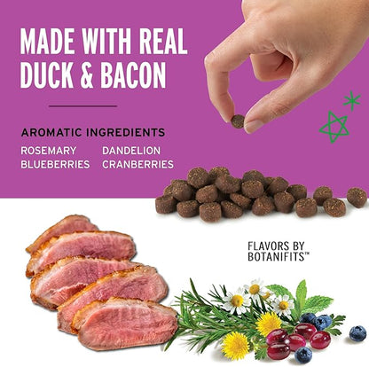 Pet Botanics 4 oz. Pouch Training Reward Mini Soft & Chewy, Duck and Bacon Flavor, with 200 Treats Per Bag, The Choice of Top Trainers