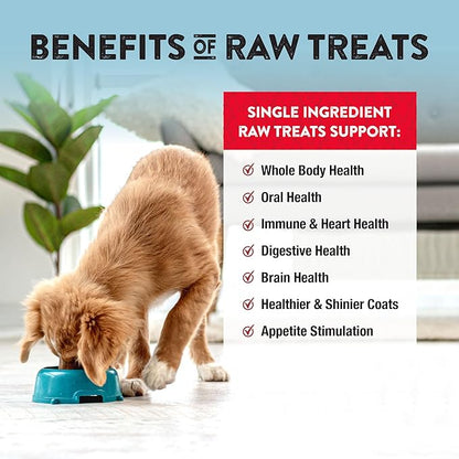 Northwest Naturals Raw Rewards Freeze-Dried Beef Liver Treats for Dogs and Cats - Bite-Sized Pieces - Healthy, 1 Ingredient, Human Grade Pet Food, All Natural, Proudly Made in USA, 10 Oz (Pack of 3)