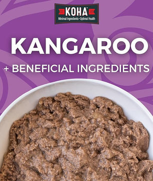 KOHA Limited Ingredient Diet Kangaroo Entrée for Dogs - Grain Free Wet Dog Food with No Fillers - Sesnsitive Stomach Kangaroo Dog Food - 13 oz Pack of 12