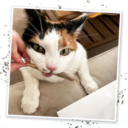 Meowijuana Get Baked Bundle | Get Baked Cookie Refillable Toy, King Size Catnip Joints, and Kalico | Hand Harvested and Rolled Dried High Potency Catnip | Grown in North America