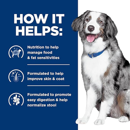 Hill's Prescription Diet z/d Low Fat Dog Wet Food, Hydrolyzed Soy Recipe, 13 oz. Cans, 12-Pack