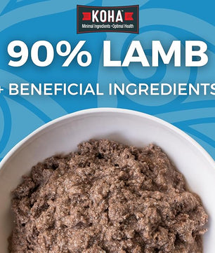KOHA Limited Ingredient Diet Lamb Entrée for Dogs - Grain Free Wet Dog Food with No Fillers - Canned Dog Food Sensitive Stomach - 13 oz Pack of 12