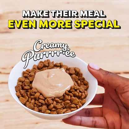 Temptations Creamy Puree Squeezable Lickable Wet Cat Treats with Cheese, 0.42 oz. Tubes, 4 Count, Pack of 11 (44 Total)