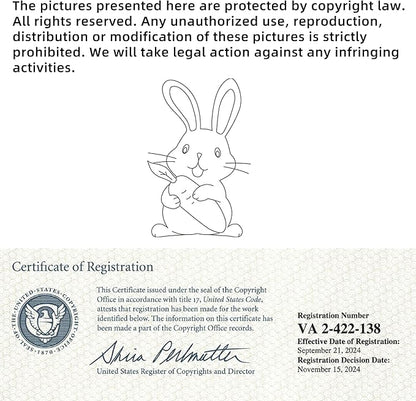 HIIMALEX Large Sturdy Bunny House with Spacious Balcony Hidey Detachable Playhouse for Rabbit Hideout Castle Tower Toys for Indoor Bunnies Guinea Pig Hamster Chinchilla Gerbil