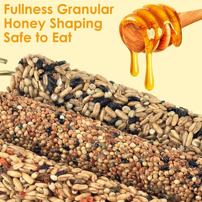 KATUMO 3PCS Bird Treats Parrot Crunch Sticks Parakeet Grains Mixed Treats Cockatiel Snacks Budgie Food Sticks for Lovebird Conure Myna Canary Parrots