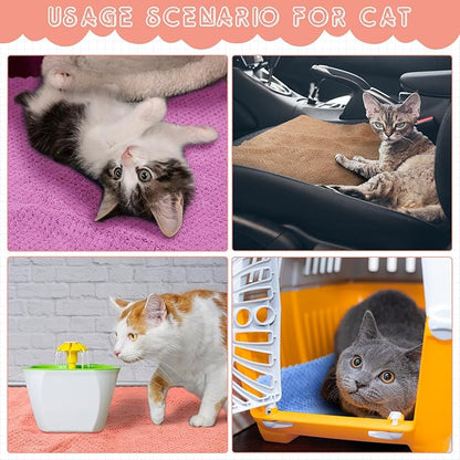 10 Pcs Guinea Pig Cage Liners Washable Rat Bedding for Guinea Pigs Controlling Absorbent Waterproof Pee Pads Blanket for Rabbits Hamster Small Animals Chinchilla(18 x 24 Inch,Multicolor)