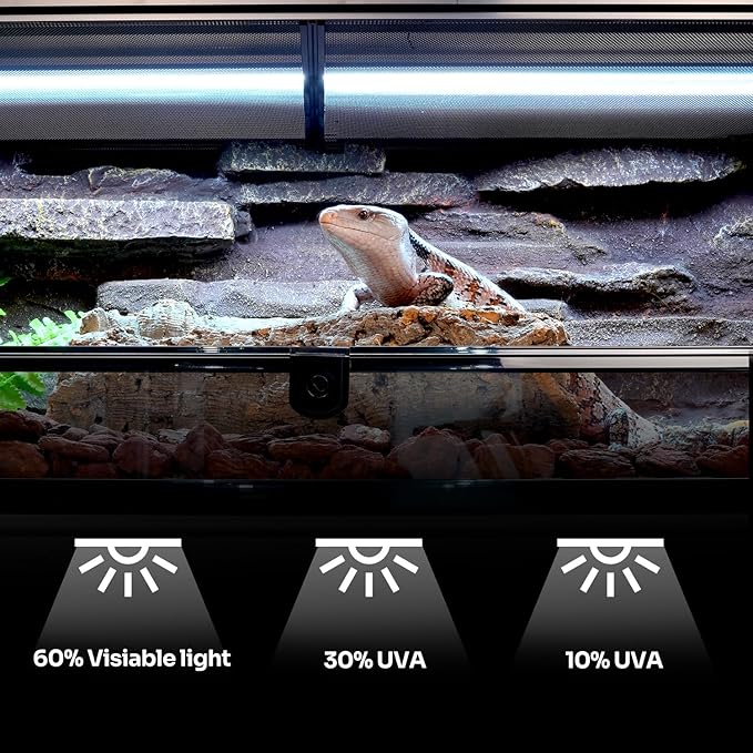 Oiibo T5 HO 10.0 UVB Lamp Bulb 34" L 39 Watts, Reptile UVB Lamp Tube for Bearded Dragon