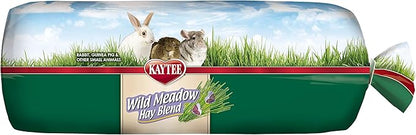 Kaytee All Natural Timothy Hay Wild Meadow Hay Blend for Guinea Pigs, Rabbits & Other Small Animals, 24 Ounce (Pack of 2)