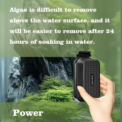 Carefree Fish Aquarium Small Magnetic Cleaner for Glass Fish Tank Magnet Brush Algae Scrapers (Floating)