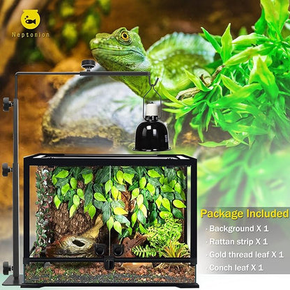 43 Gallon Professional Glass Terrarium 24"x18"x24" Durable Reptile Habitat Tank with Heat Resistant Aluminum Alloy Frame, Dual Front Swinging Doors for no Jam by Sand and Other Debris