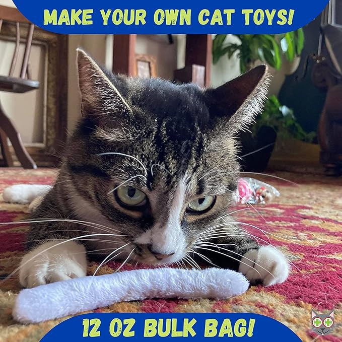 Smokey's Stash Catnip Stalkless Dried Ground Premium Bulk 3 Ounce Bag Strong Cat nip for Cats