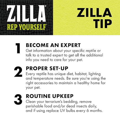 Zilla Reptile Terrarium Bedding Substrate Bark Blend, 8 Quart