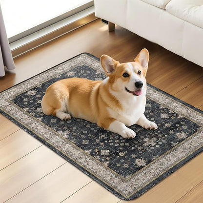 Washable Pee Pads for Dogs 2 Pack, Absorbent Reusable Puppy Pads Waterproof, Leakproof & Non-Slip Whelping Pad, Potty Training Pads for Dogs Playpen Mat 24x36