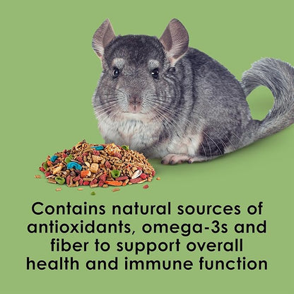 Kaytee Fiesta Chinchilla Food, Nutritious and Fun Blend, Supports Dental Health and Digestion, 2.5 pounds