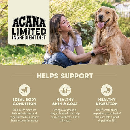 ACANA Singles Limited Ingredient Grain Free High Protein Dry Dog Food Duck & Pear Recipe 13lb Bag