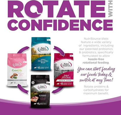 NutriSource Puppy Food for Large Breeds, Chicken and Rice, 4LB