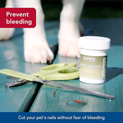Coastal Pet Safari Pet Styptic Powder - Blood Clotting Powder for Pet and Dog First Aid Kit and Grooming - One Size