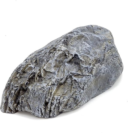 JIHAQUA Reptile Rock Reptile Hide Cave Hideout Terrarium Habitat Decor Ornament Shelter (Style B)