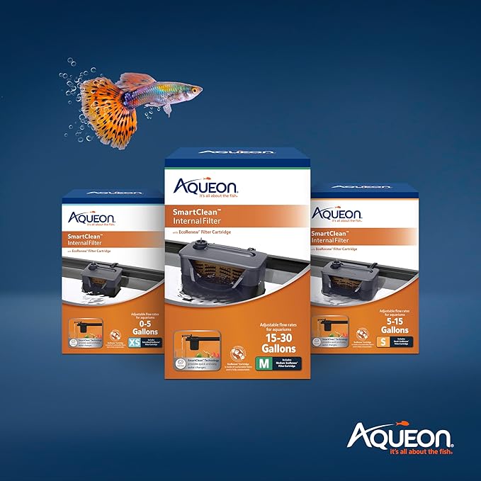 Aqueon QuietFlow Internal Filter with SmartClean Technology, Extra Small