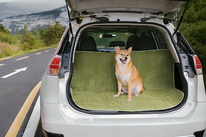 FUNNY FUZZY Dog Car Seat Cover for Back Seat, Waterproof, Scratchproof Car Seat Protector for Dogs Nonslip, Dog Back Seat Covers for Cars, Trucks and SUVs, Back Seat(18.1''W x 53''L×22" H)