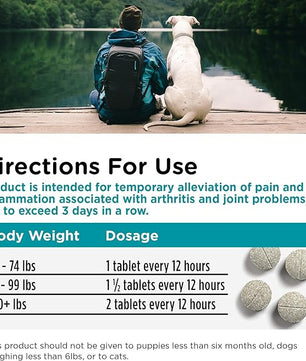 Nutri-Vet Aspirin for Dogs, Puppy Essentials, Dog Aspirin for Large Dogs, Joint Support for Seniors, Arthritis Pain Relief, 300mg per Tablet, 75 count